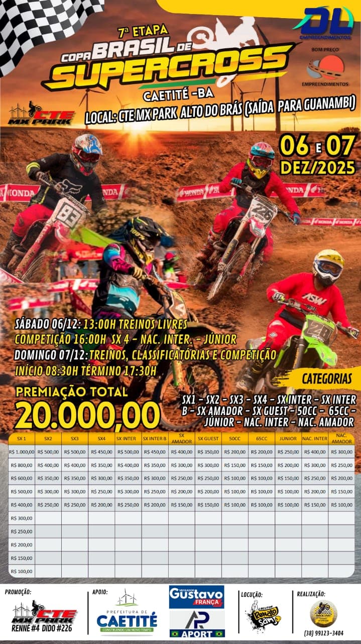 7ª Etapa da Copa Brasil de Supercross